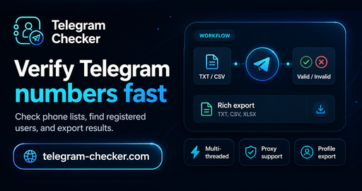 NMCH - Telegram Number Checker